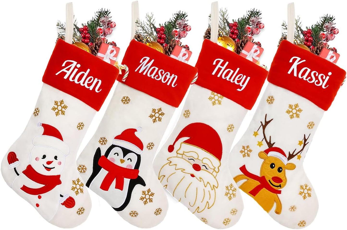 Personalized Christmas Stocking for Kids - Custom Embroidered Fun