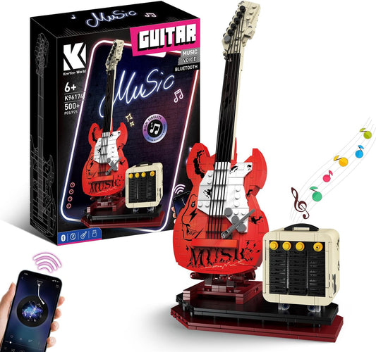 Guitar Music Interactive Building Set for Music Lovers and DIY
