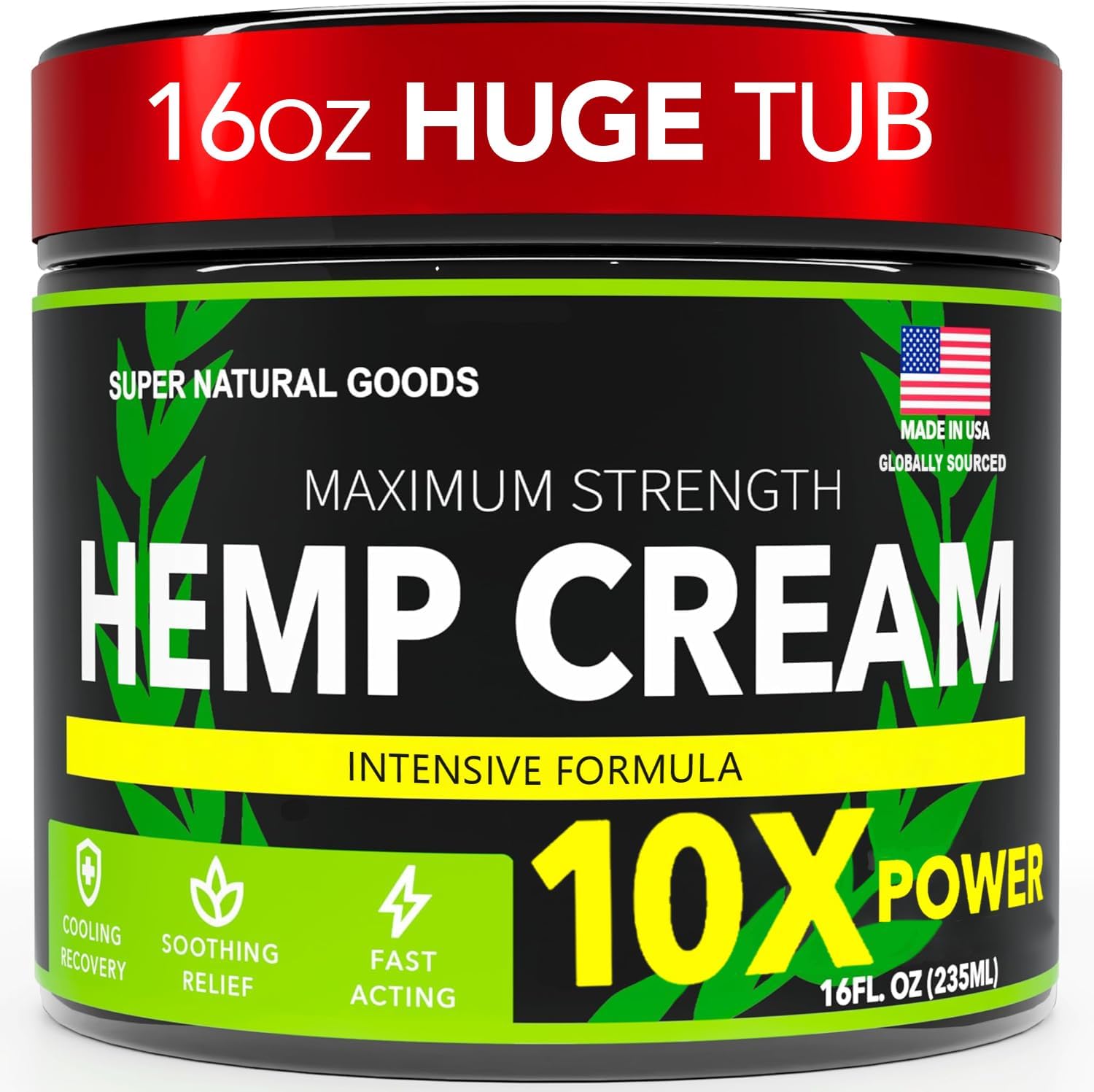 Hemp Cream Maximum Strength for Joint Muscle Relief and Support
