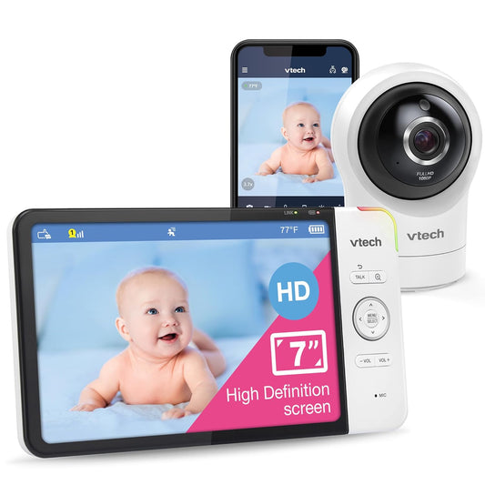 VTech RM7764HD 1080p WiFi Baby Monitor with 360 Pan&Tilt