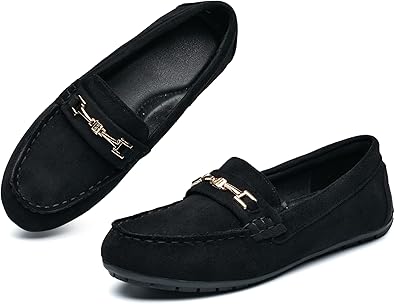 Comfortable Women's Wide Casual Loafers with Arch Support