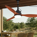 42ft Outdoor Ceiling Fan with Light and Remote - Waterproof Patio Fan