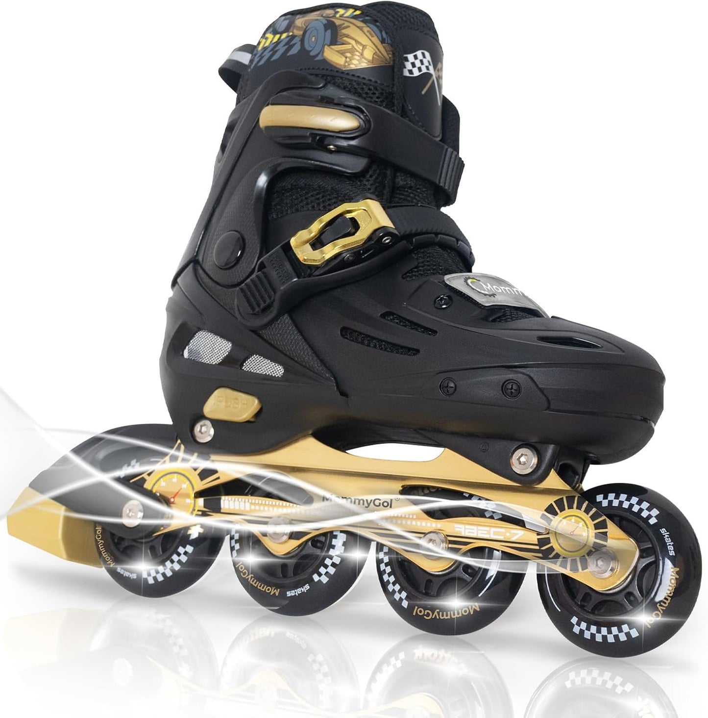 MammyGol Inline Skates for Boys and Girls - Adjustable Fun