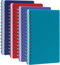 Oxford Poly Spiral Notebooks Small 5.7 in x 8.5 in - Compact 4 Pack
