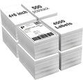 4 x 6 Thermal Shipping Labels 4000 Pcs - Reliable 8-Stack Pack