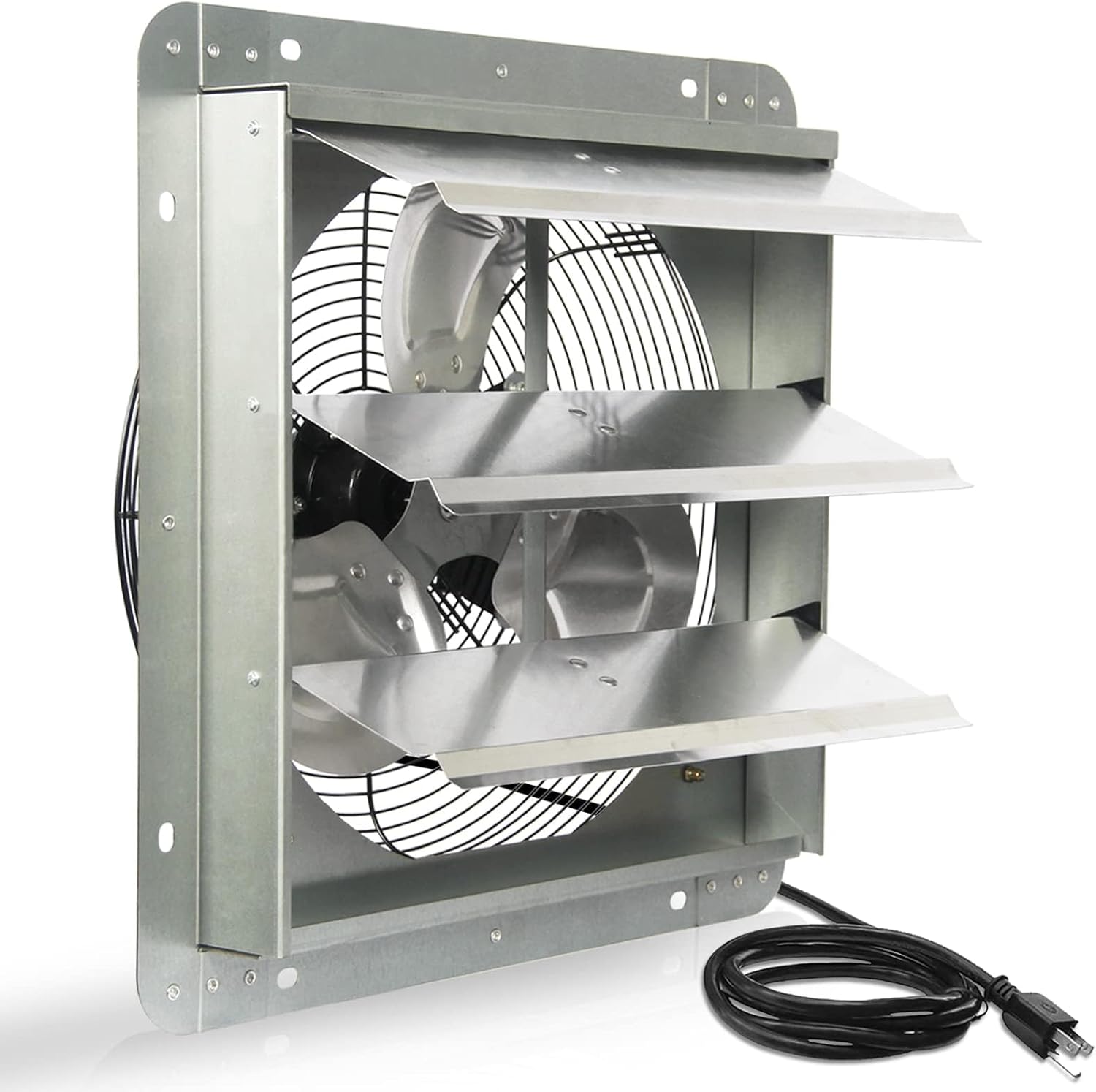 14 Inch Shutter Exhaust Fan for Garages, Attics, and Greenhouses