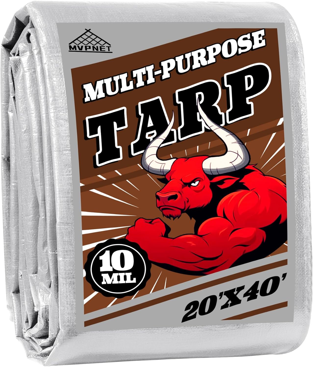 Heavy Duty 20x40 ft Waterproof Tarp for Outdoor Use