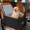 Small Dog Car Seat with Thick Cushion & Safety Leash for Travel