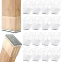 Protect Floors in Silence! CHWM Clear Leg Protectors