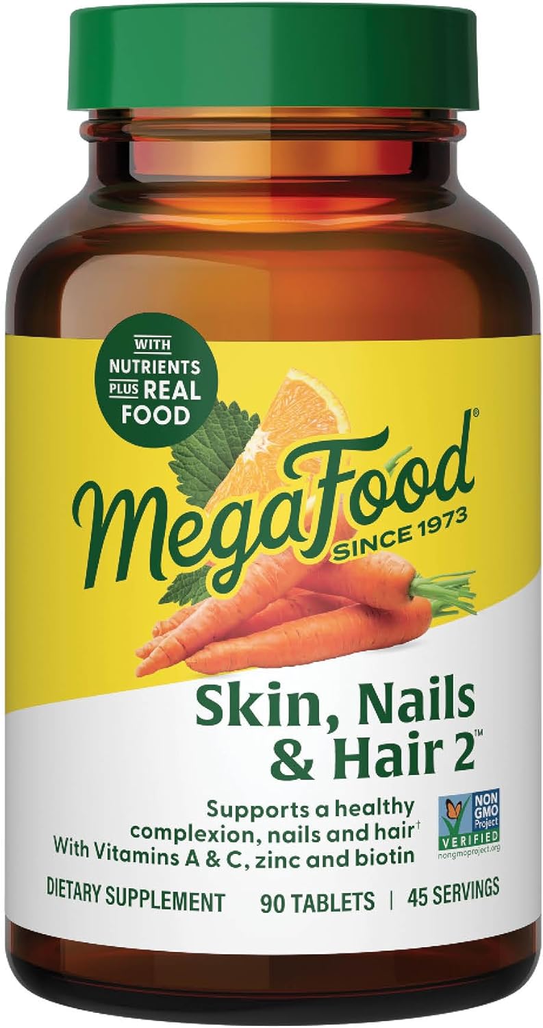 MegaFood Skin, Nails & Hair 2 - Essential Vitamins for Health