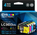 E-Z Ink LC3033XXL Replacement Ink Cartridges 4-Pack - Super High Yield