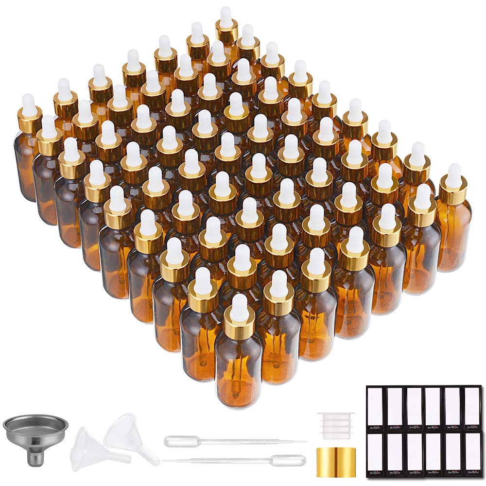 Premium Quality Amber Eye Glass Dropper Bottles for Essential Oils