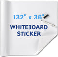 Whiteboard Sticker for Wall 132in x 36in - Large Peel and Stick Dry