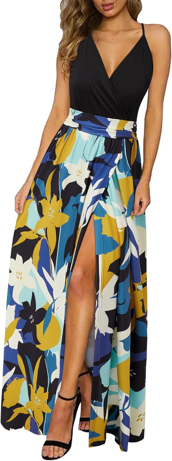 Newshows Women Summer Maxi Dress for Vacation and Beach Fun