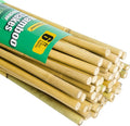 5/8 in D 6 ft Bamboo Stakes 50 Pack - Thick Heavy-Duty Garden Support