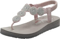 Meditation-Stars & Sparkle Circular Rhinestone Slingback Thong
