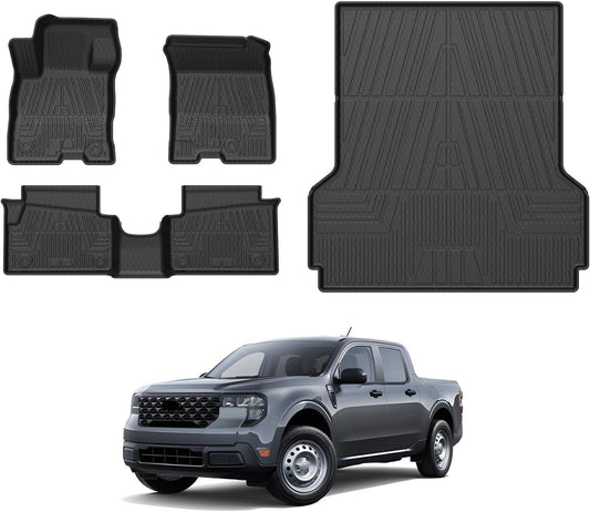 Mixsuper Floor Mats Bed Mat for Ford Maverick Hybrid Models