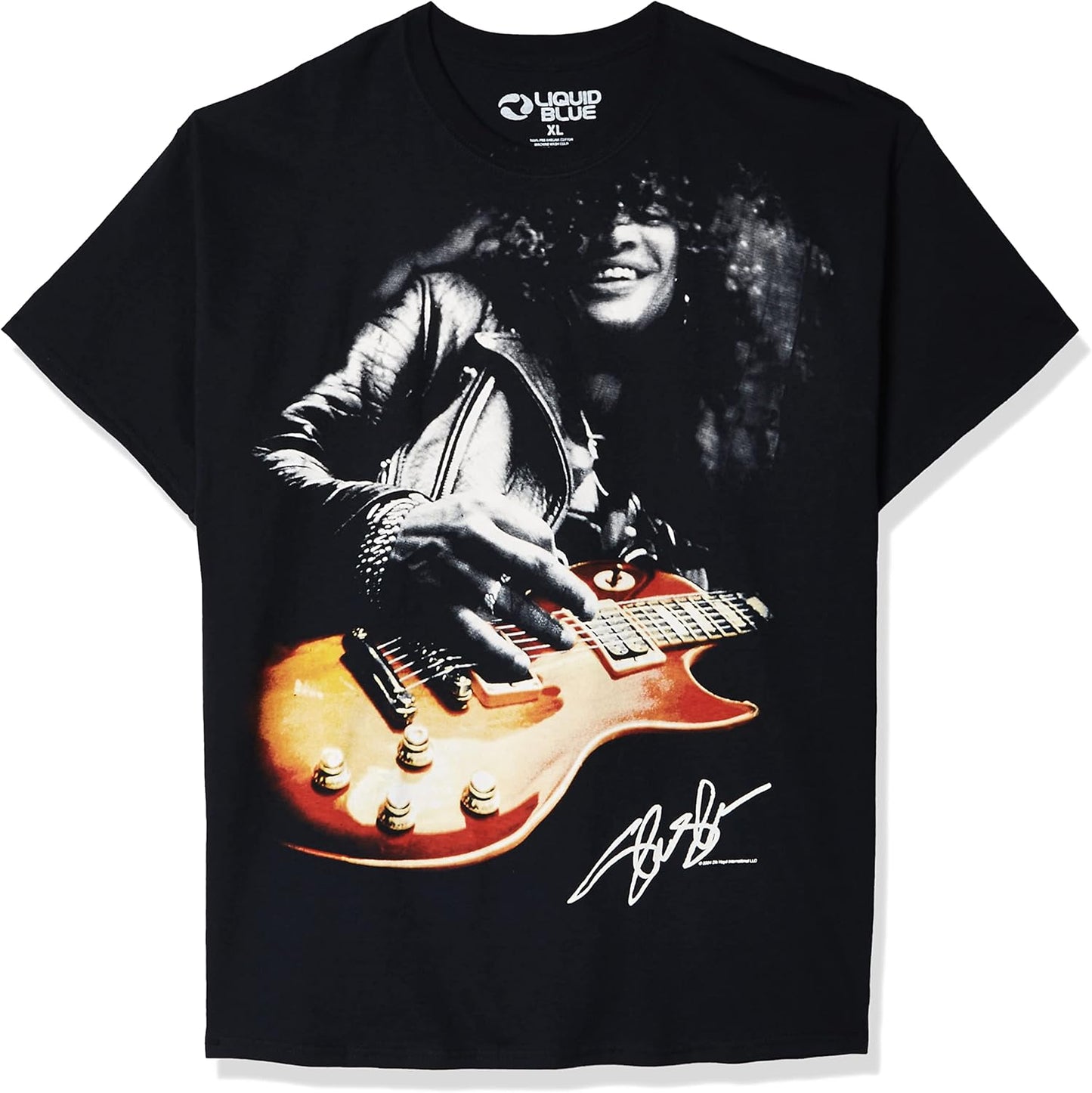 Rock Your Style with Liquid Blue Slash Guitar Tee