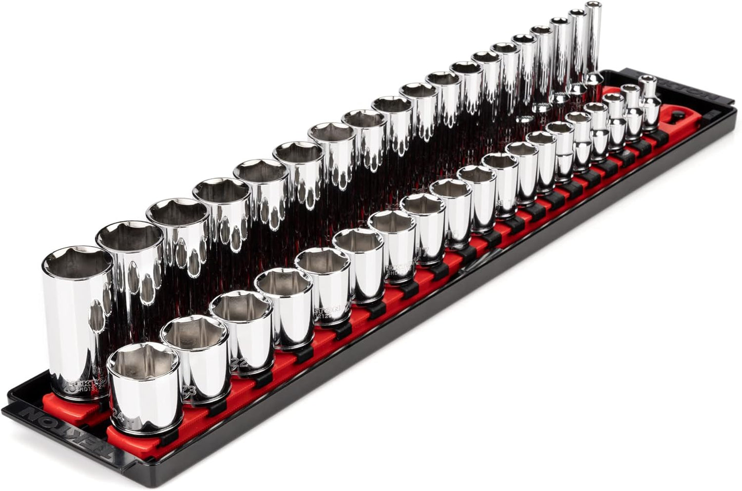 TEKTON 3/8 Inch Drive Socket Set: 38-Piece Metric Collection