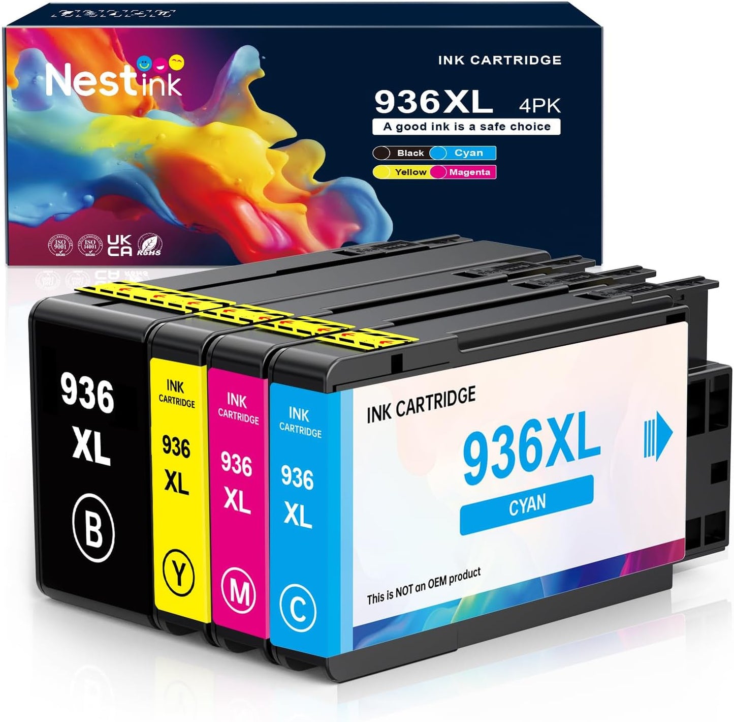 936 High Yield Ink Cartridges for HP OfficeJet Pro Printers