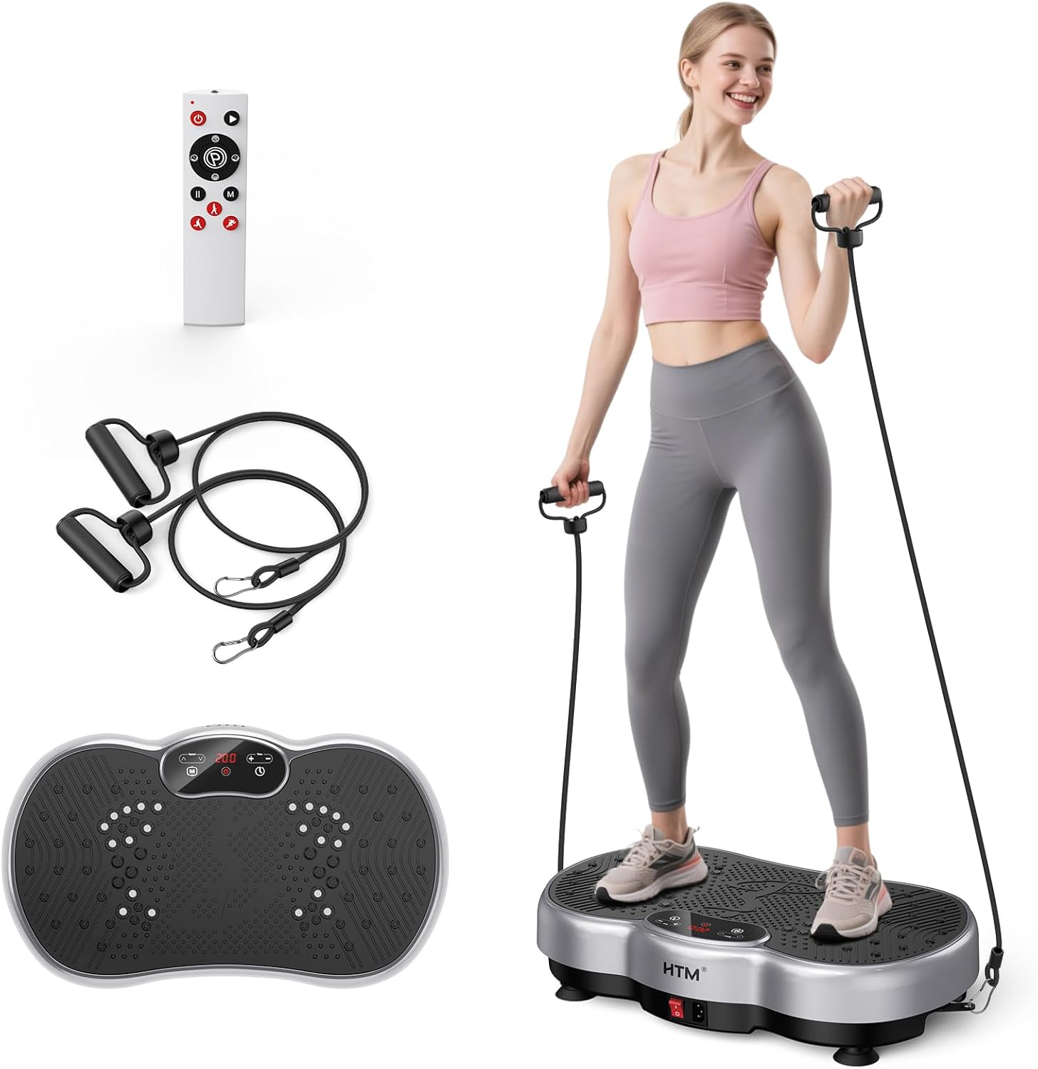Vibration Plate Exercise Machine for Home Fitness & Weight Loss