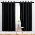 Blackout Curtain Panels 72 in Light Reducing Thermal Drapes - Cozy