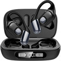 80H Playtime Open Ear Bluetooth Earbuds - Ultra-Light Weight, Fast Charging, Mic - for Work & Sports