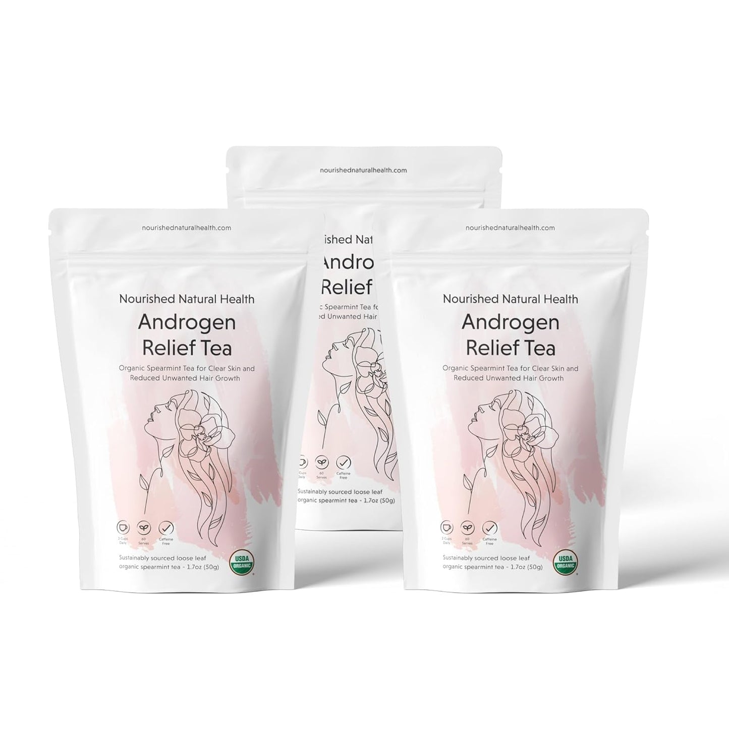 Organic Spearmint Tea for Androgen Relief and Clear Skin