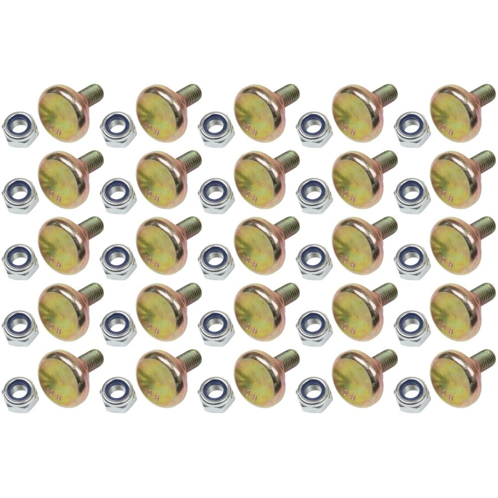 25 Pack Disc Mower Blade Bolts Nuts for Vicon Models CM165 CM167