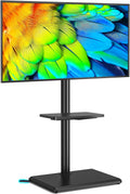 Swivel Floor TV Stand with Mount for 32-60in TVs - Space-Saving Swivel