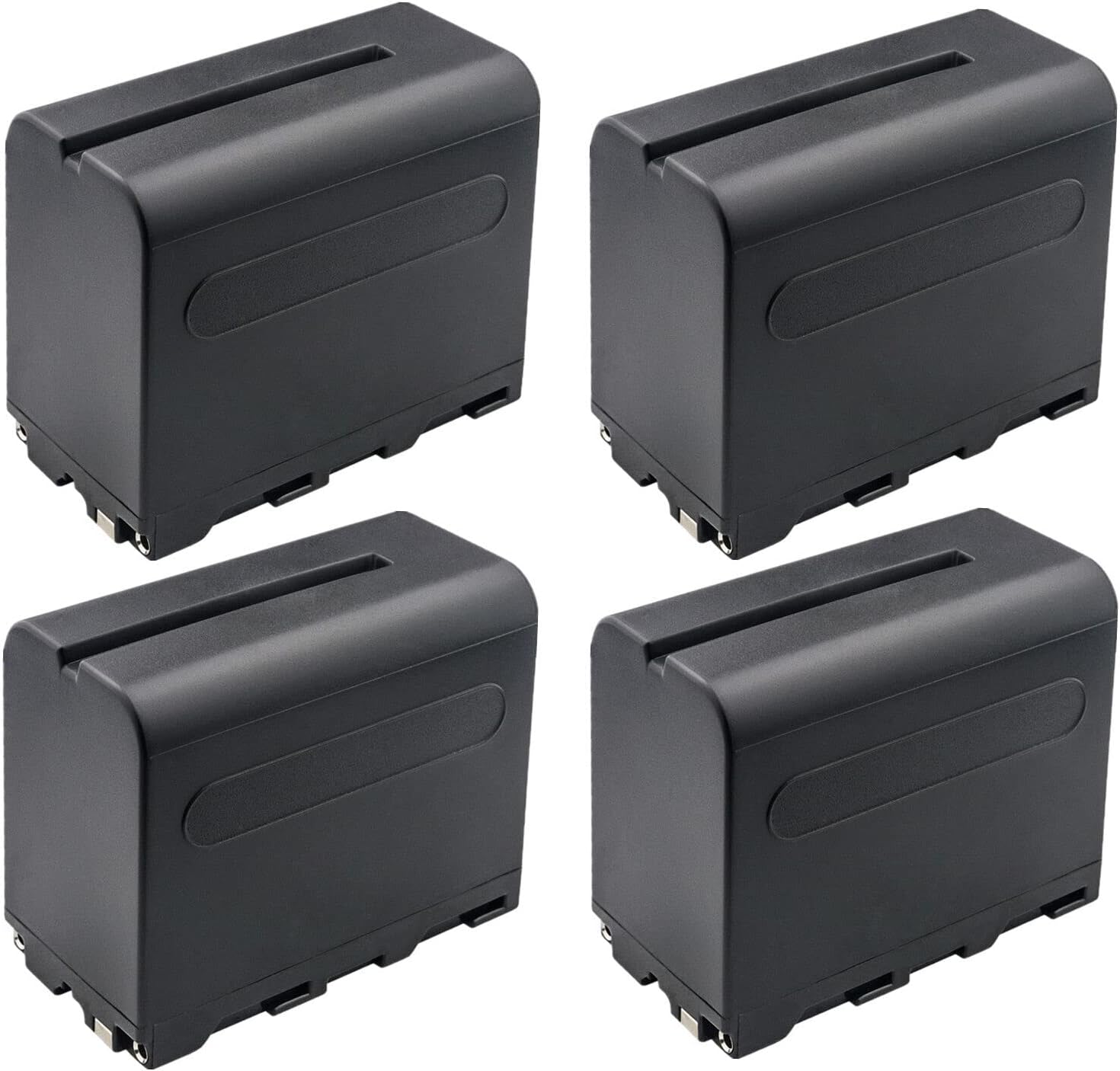 Kastar NP-F960 NP-F970 Battery 4-Pack for GVM LED Lights