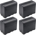 Kastar NP-F960 NP-F970 Battery 4-Pack for Blackmagic Monitors