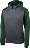 SPORT-TEK Hooded Sweatshirt: Cozy 1/4-Zip Style