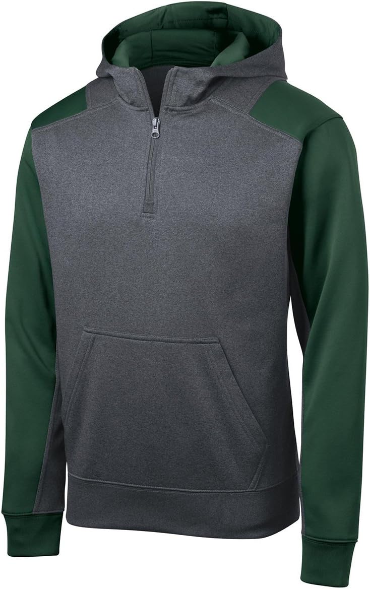 SPORT-TEK Hooded Sweatshirt: Cozy 1/4-Zip Style