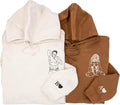 Personalized Couples Valentine's Day Embroidered Hoodie - GAMMIE