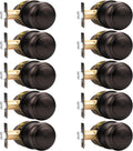 Probrico Door Knob Interior Passage Set 10-Pack - Oil Rubbed Bronze