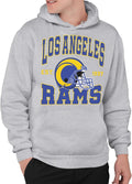 Los Angeles Rams Team Helmet Pullover Hoodie - Game Day Favorite