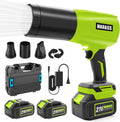 Cordless Leaf Blower with 2x 20000mAh Batteries - Quiet Powerful