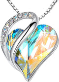 Infinity Love Birthstone Heart Necklace for Women - Elegant Gift
