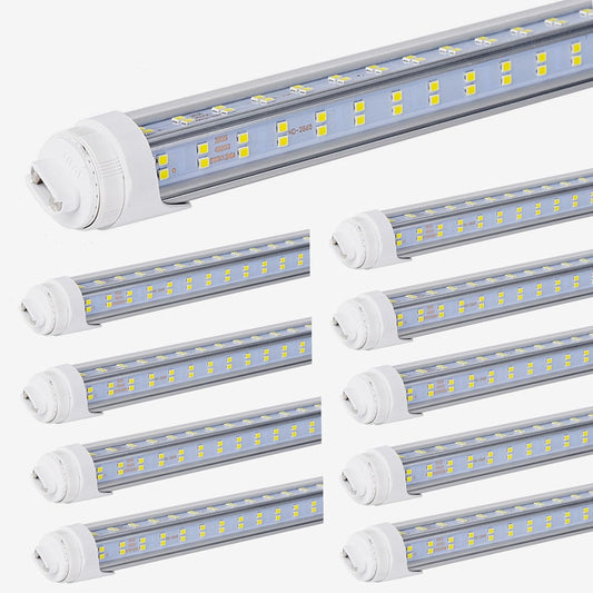10 PCS R17D/HO 8FT LED Bulb - Bright 5000K Daylight Replacement