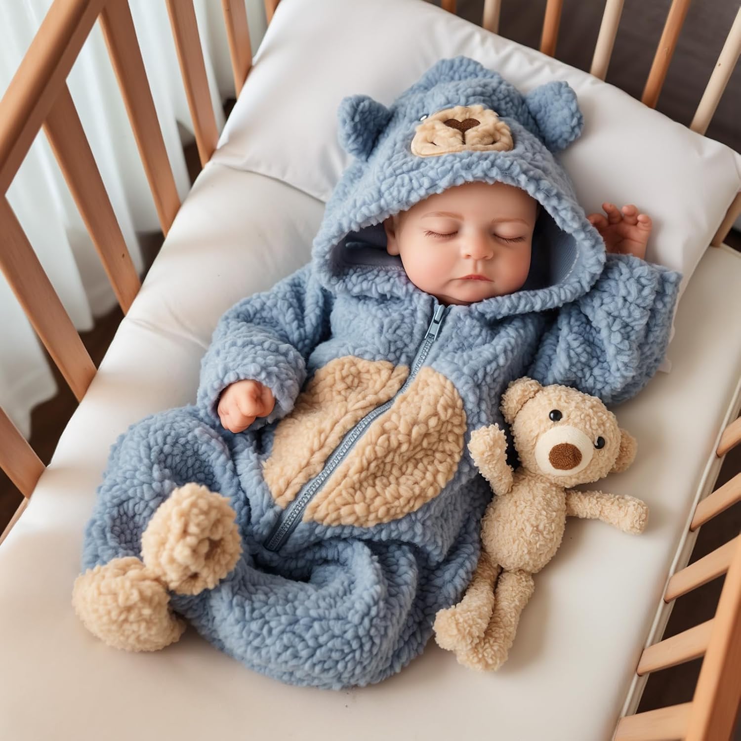 Lifelike Reborn Baby Dolls Boy - 18-Inch Soft Weighted Body