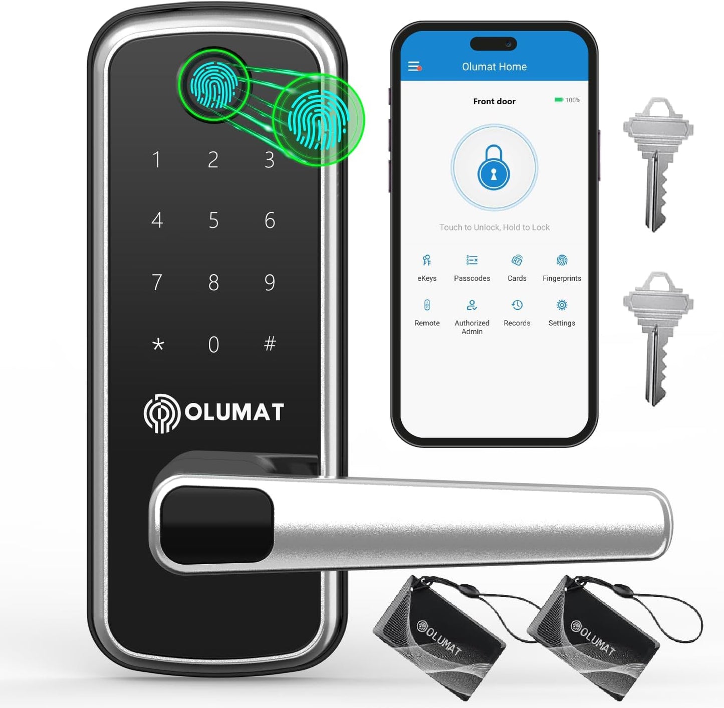 Smart Door Lock with Keyless Entry and Fingerprint Technology
