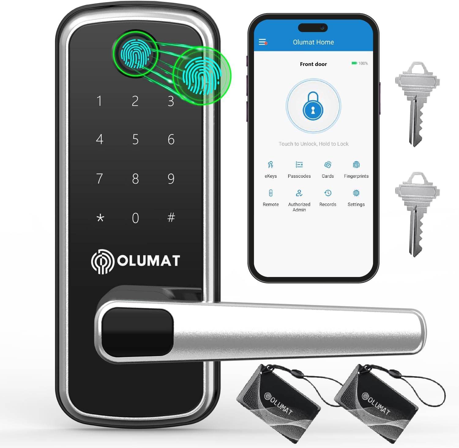 Smart Door Lock with Keyless Entry and Fingerprint Technology