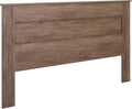 Prepac Flat Wood Panel Headboard for King Beds - Simple Drifted Gray