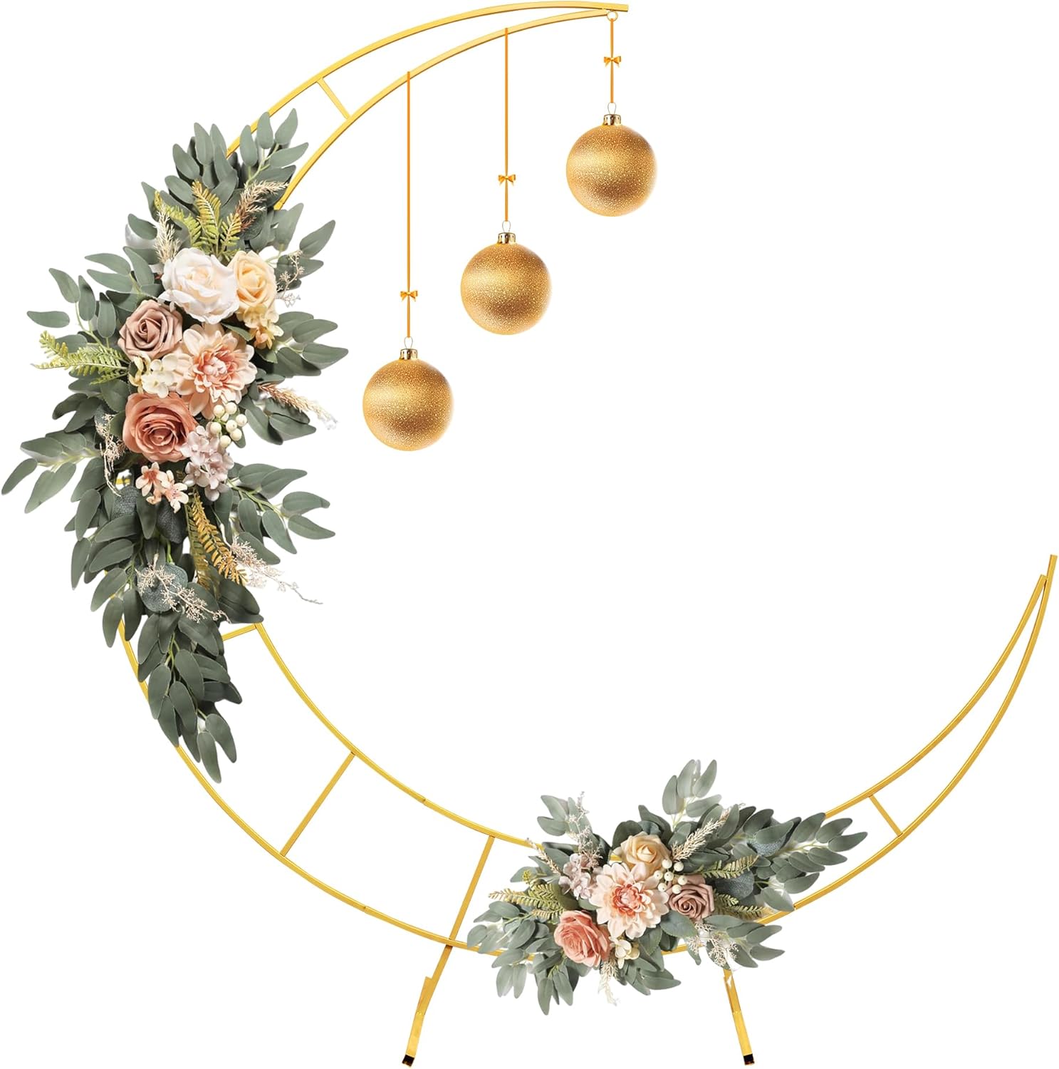 7.2 Feet Moon Shaped Wedding Arch Stand for Stunning Events