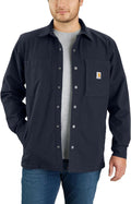 Carhartt Men's Rugged Flex Canvas Fleece Lined Shirt Jac - Durable