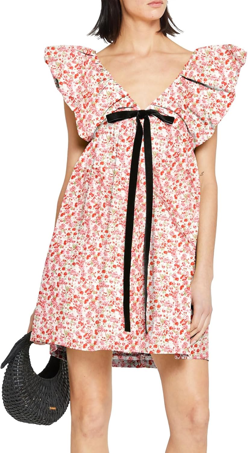 hibshaby Women's Floral Print Mini Dress for Every Occasion