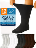 Special Essentials Diabetic Socks 12 Pairs - Non-Binding Insoles