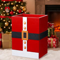 LemonRoad Christmas Wood Wastebasket for Indoor Decor