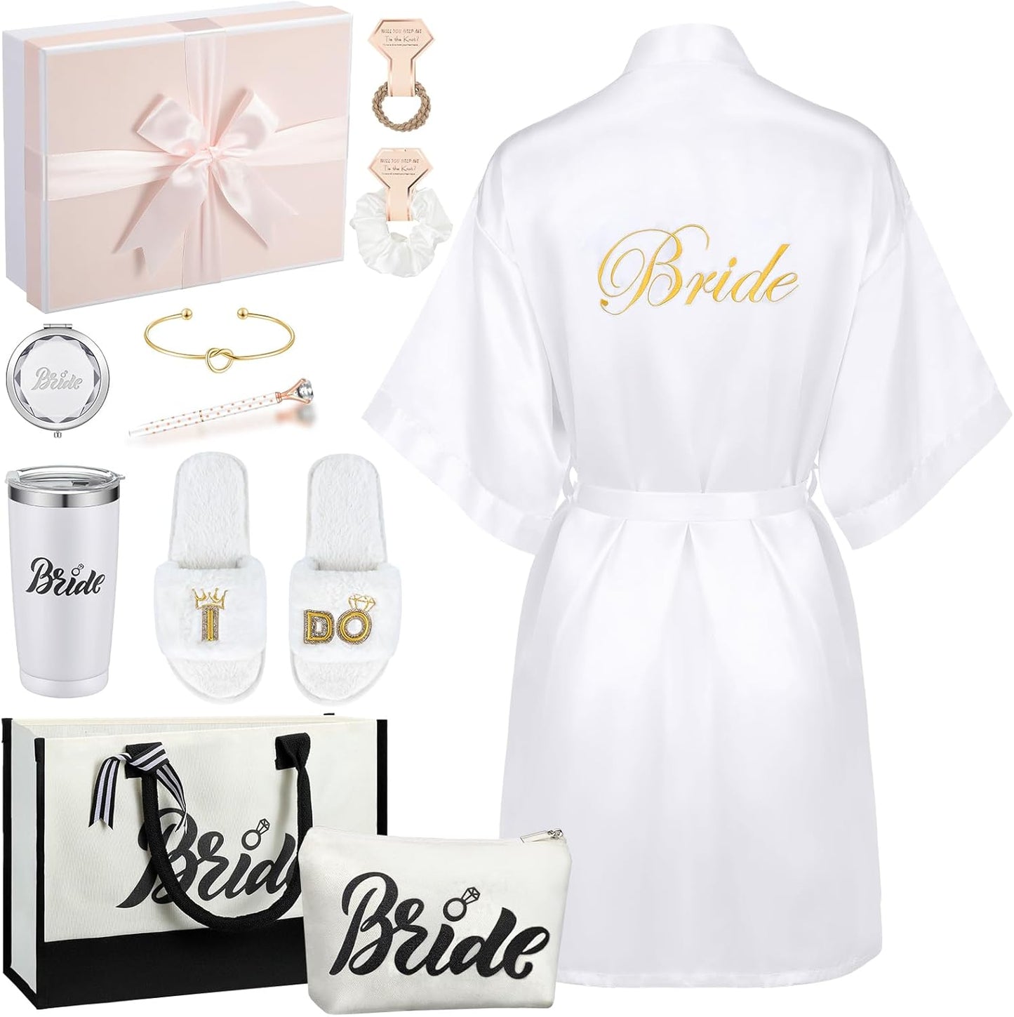Berlune 14 Pcs Bride Gifts Box Set for Wedding Celebrations